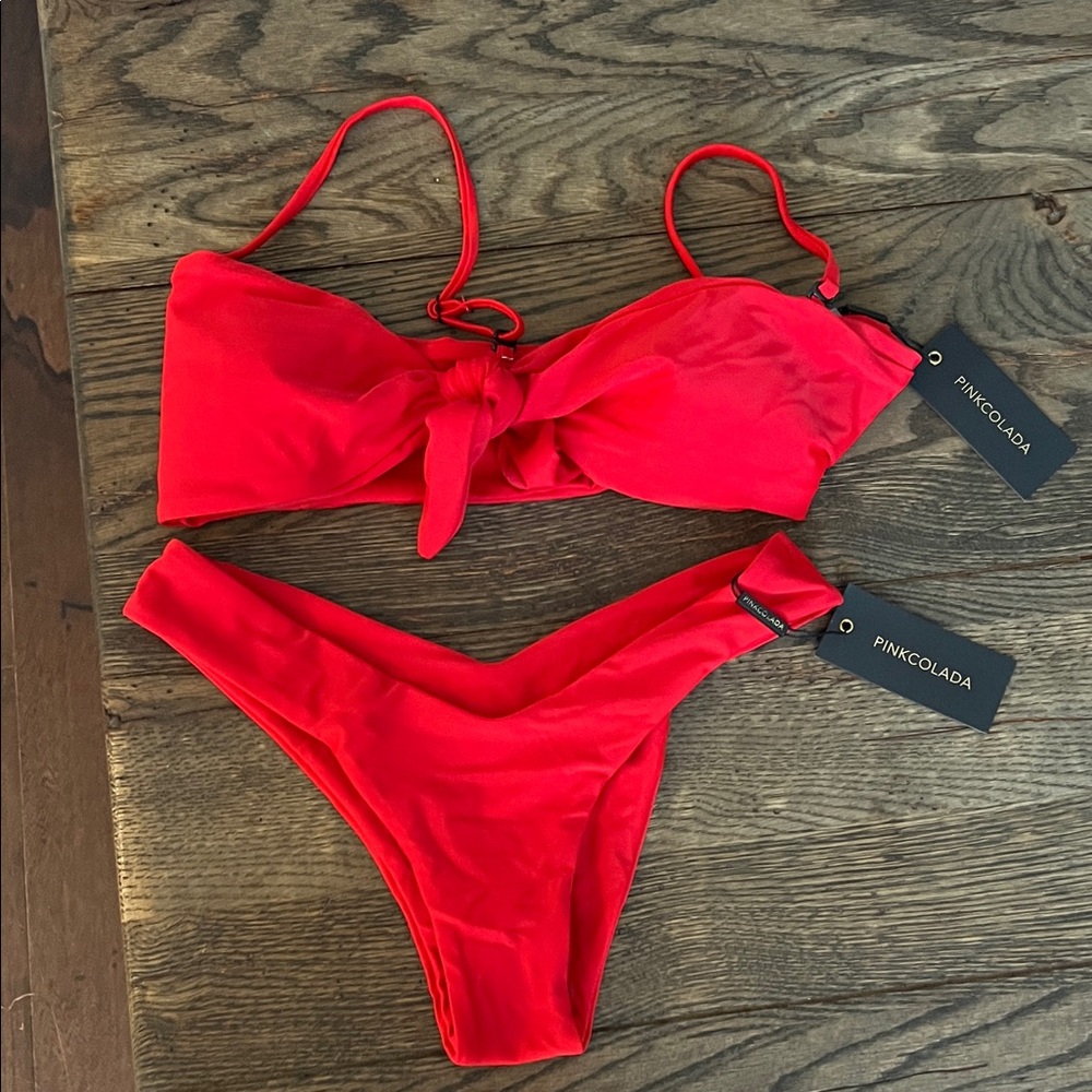 Red Bikini Set